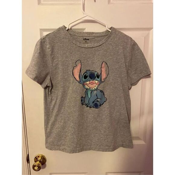 Disney Stitch Gray T Shirt - Picture 1 of 3